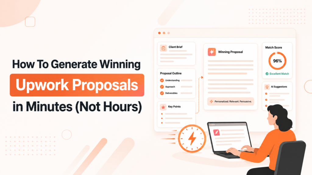 How to generate winning Upwork proposals in minutes using AI proposal writing tools