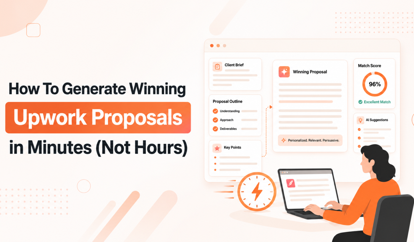 How to generate winning Upwork proposals in minutes using AI proposal writing tools