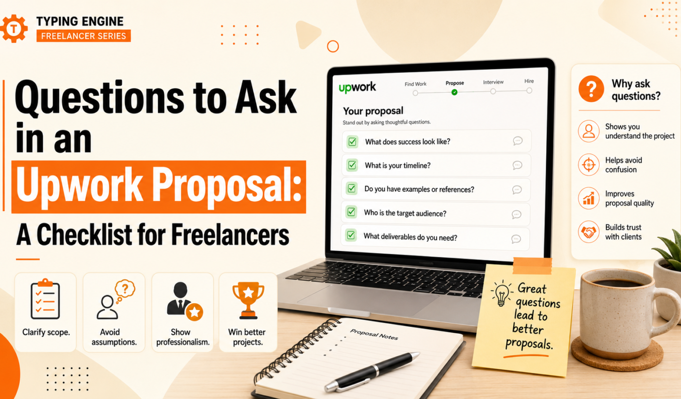 Questions to ask in an Upwork proposal to understand the project, avoid confusion, and improve proposal quality