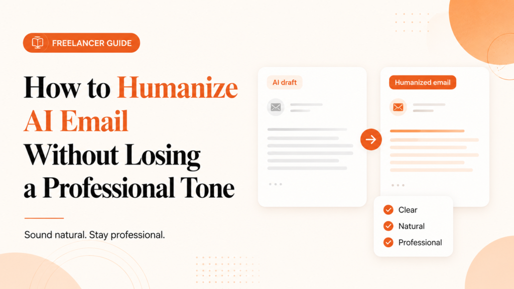 How to humanize AI email without losing a professional tone featured image